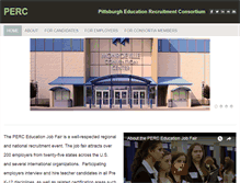 Tablet Screenshot of percjobfair.org